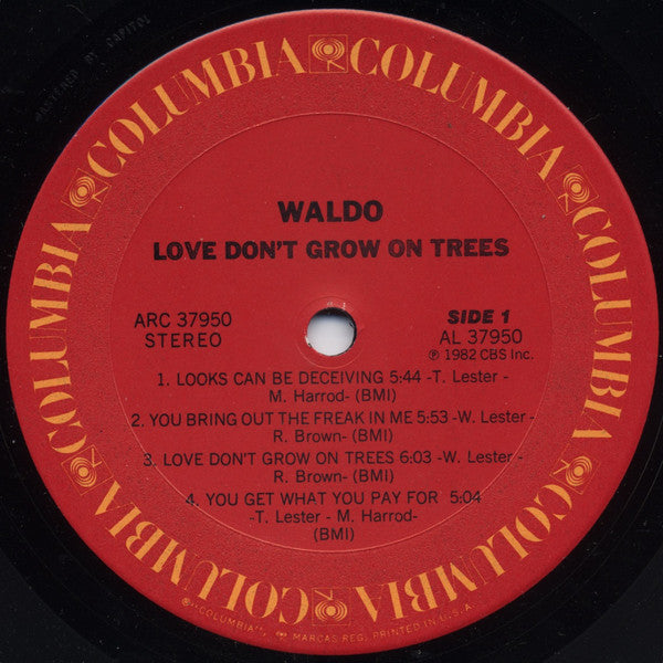 Waldo (4) : Love Don't Grow On Trees (LP, Album)