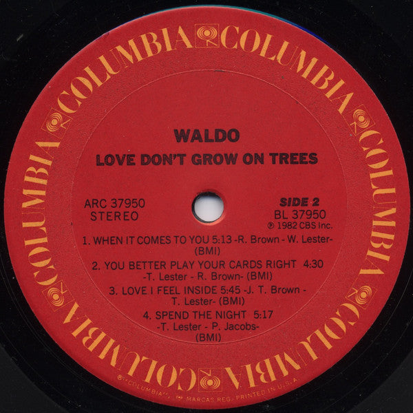 Waldo (4) : Love Don't Grow On Trees (LP, Album)