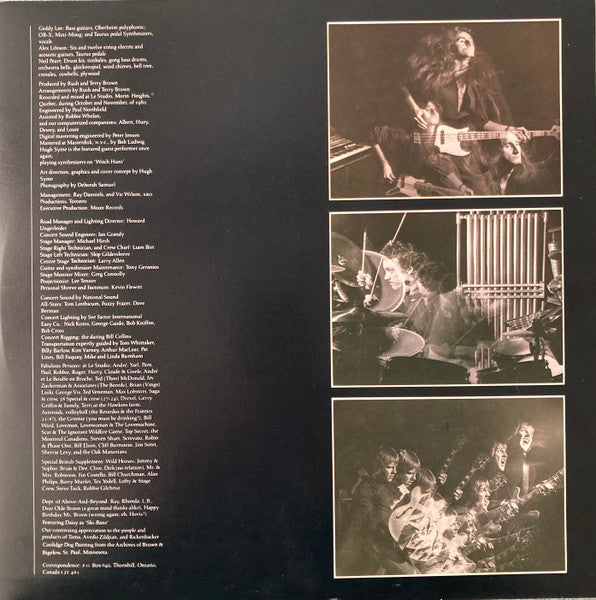 Rush : Moving Pictures (LP, Album, Club, CRC)