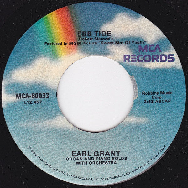 Earl Grant : (At)The End (Of A Rainbow) / Ebb Tide (7", RE)