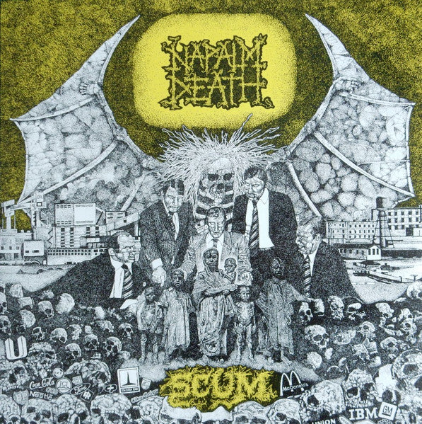 Napalm Death : Scum (LP, Album, RE, RM, RP)