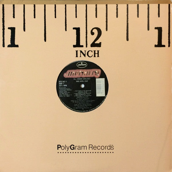 D.J. Chuck Chillout* And Kool Chip : Rhythm Is The Master (12", Hub)