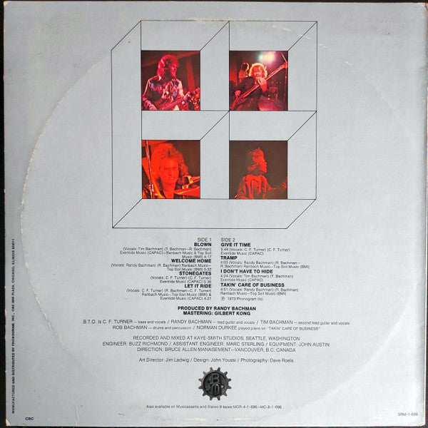 Bachman-Turner Overdrive : Bachman-Turner Overdrive II (LP, Album, RE, CRC)