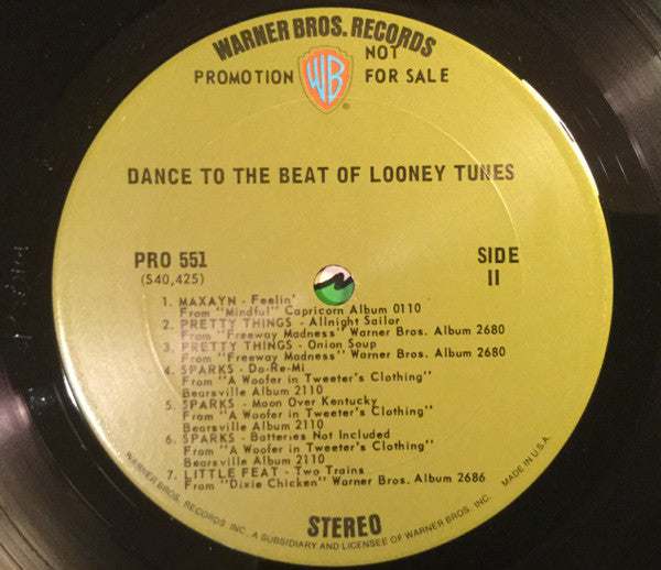 Various : Dance To The Beat Of Looney Tunes! (2xLP, Promo, Smplr, Gat)