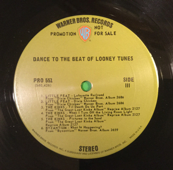 Various : Dance To The Beat Of Looney Tunes! (2xLP, Promo, Smplr, Gat)