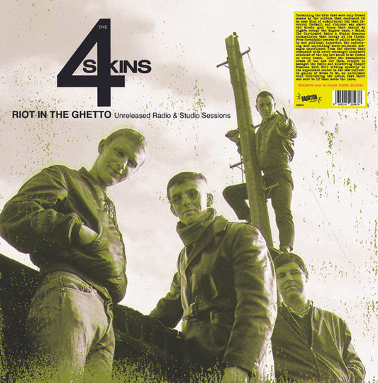 The 4 Skins* : Riot In The Ghetto: Unreleased Radio & Studio Sessions (LP, Comp)
