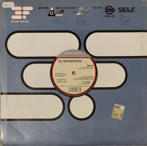 DJ Spidertek : Mars (12")