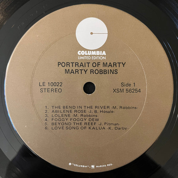 Marty Robbins : Portrait Of Marty (LP, Album, Ltd, RE)