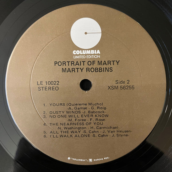 Marty Robbins : Portrait Of Marty (LP, Album, Ltd, RE)