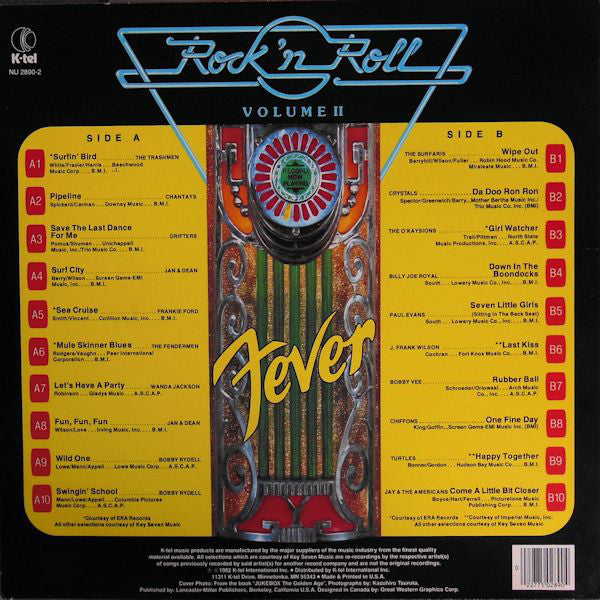 Various : Rock 'n Roll Fever Volume II (LP, Comp, 74 )
