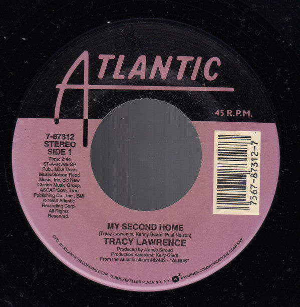 Tracy Lawrence : My Second Home (7")