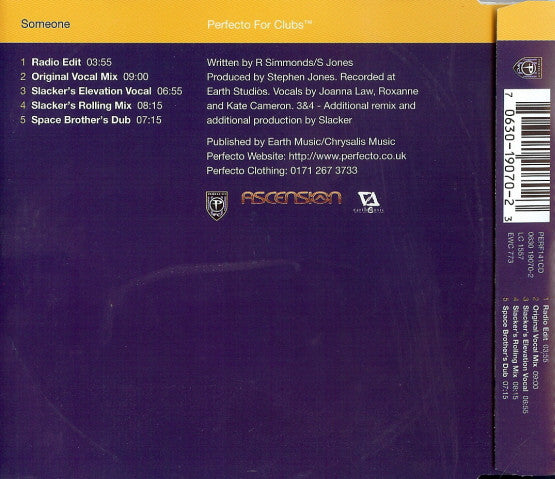 Ascension : Someone (CD, Single)