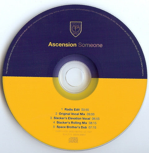 Ascension : Someone (CD, Single)