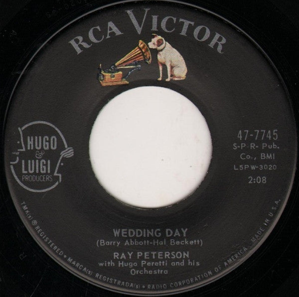 Ray Peterson : Tell Laura I Love Her  (7", Single, Roc)