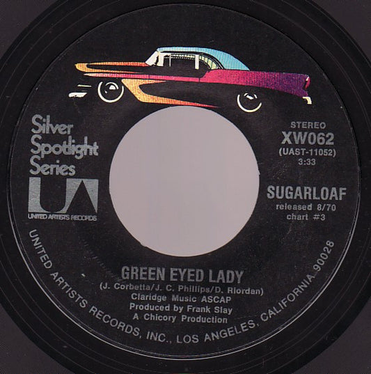 Sugarloaf : Green-Eyed Lady / Tongue In Cheek (7", RE, Styrene)