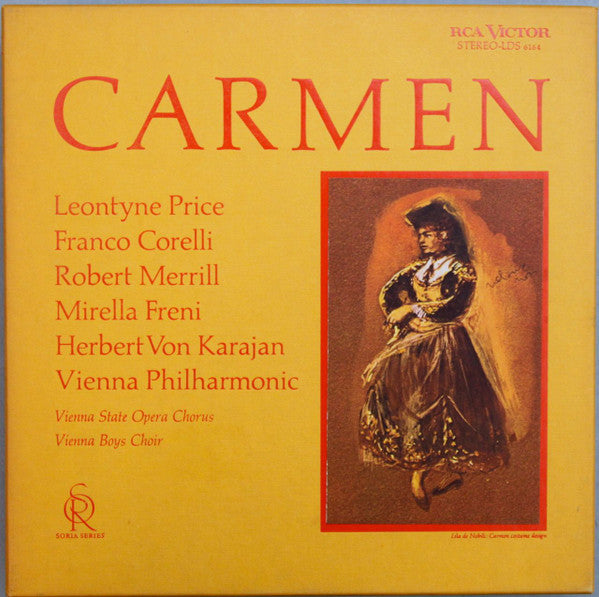 Bizet*, Leontyne Price, Franco Corelli, Robert Merrill, Mirella Freni, Herbert Von Karajan, Vienna Philharmonic*, Vienna State Opera Chorus*, Vienna Boys Choir* : Carmen (3xLP + Box)