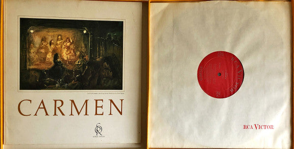 Bizet*, Leontyne Price, Franco Corelli, Robert Merrill, Mirella Freni, Herbert Von Karajan, Vienna Philharmonic*, Vienna State Opera Chorus*, Vienna Boys Choir* : Carmen (3xLP + Box)