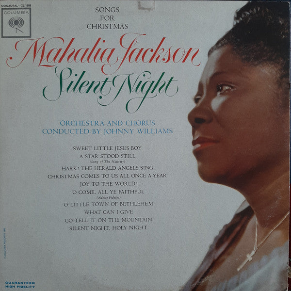 Mahalia Jackson : Silent Night - Songs For Christmas (LP, Album, Mono, Ter)