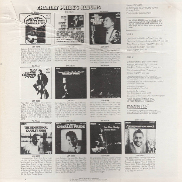 Charley Pride : Christmas In My Home Town (LP, Album, Ind)