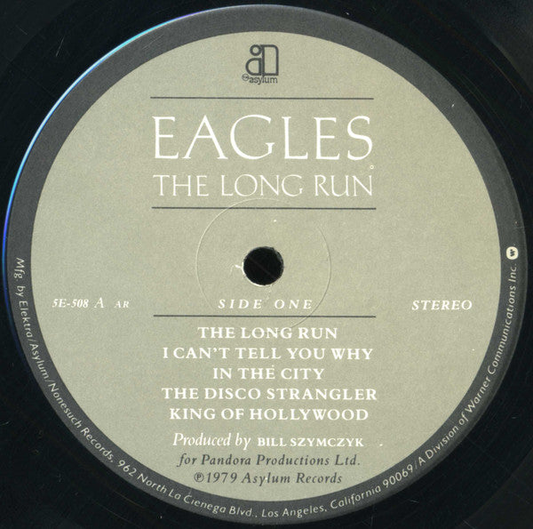 Eagles : The Long Run (LP, Album, AR,)