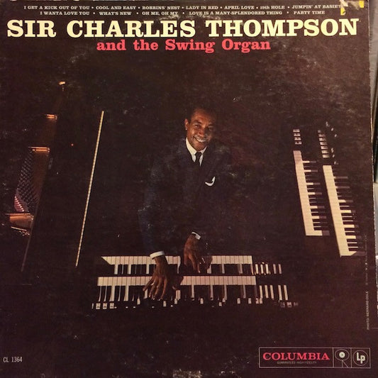 Sir Charles Thompson : Sir Charles Thompson And The Swing Organ (LP, Album, Mono)