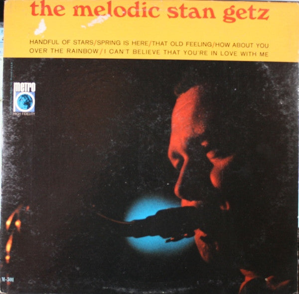 Stan Getz : The Melodic Stan Getz (LP, Album, Comp, Mono)