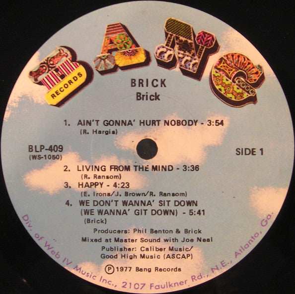 Brick : Brick (LP, Album, Nor)