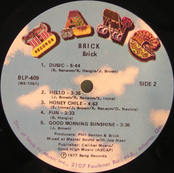 Brick : Brick (LP, Album, Nor)