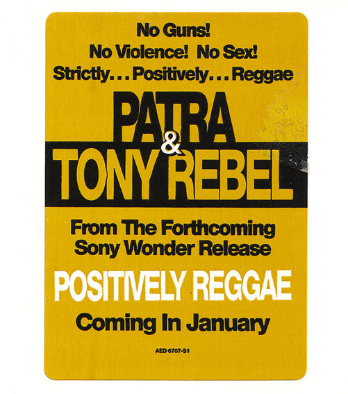 Patra / Tony Rebel : Free Di Youth / Teach The Children (12", Promo)