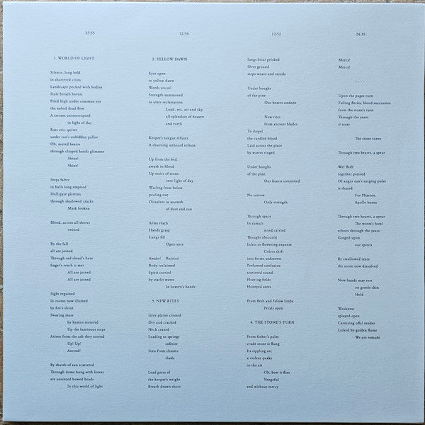 Sumac : The Healer (2xLP, Album, Whi)