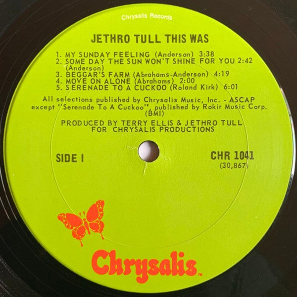 Jethro Tull : This Was (LP, Album, RE, Pit)