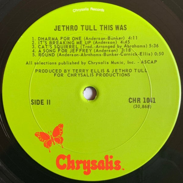 Jethro Tull : This Was (LP, Album, RE, Pit)