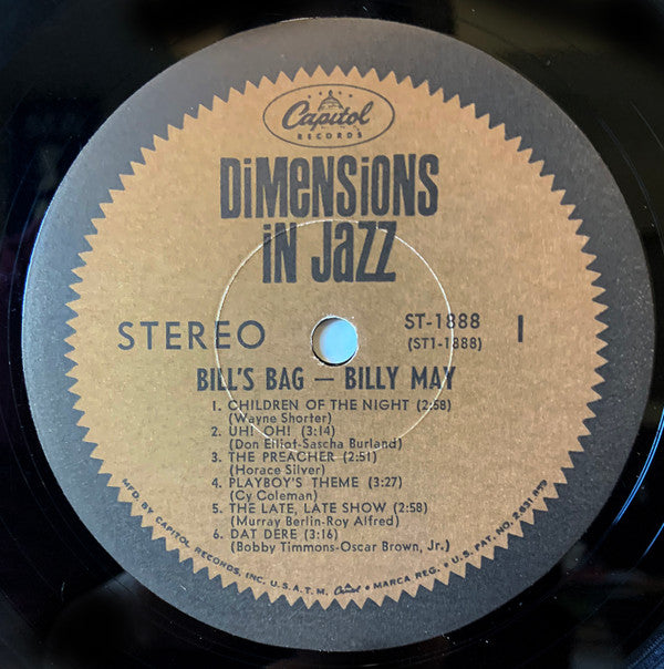 Billy May : Bill's Bag (LP)
