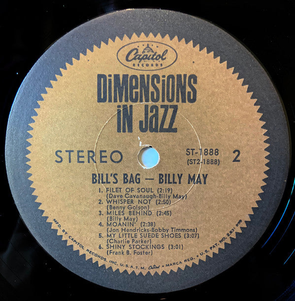 Billy May : Bill's Bag (LP)