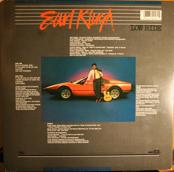 Earl Klugh : Low Ride (LP, Album, Club)
