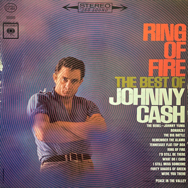 Johnny Cash : Ring Of Fire - The Best Of Johnny Cash (LP, Comp, Pit)