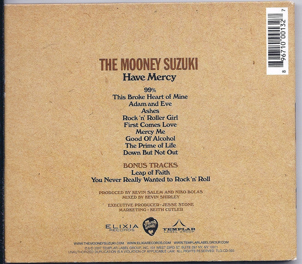 The Mooney Suzuki : Have Mercy (CD, Album, Dig)