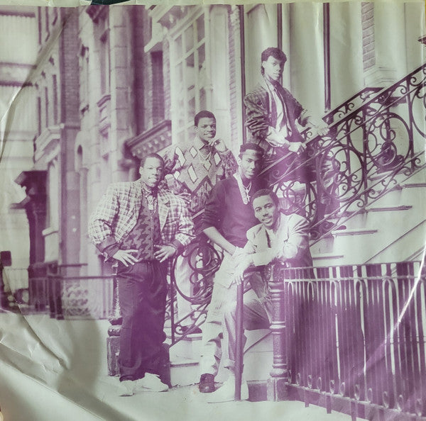New Edition : All For Love (LP, Album, Glo)
