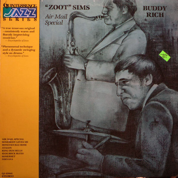 "Zoot" Sims* / Buddy Rich : Air Mail Special (LP, Comp)