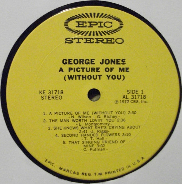 George Jones (2) : A Picture Of Me (Without You) (LP, Album)