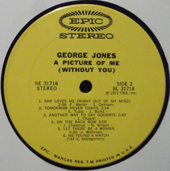 George Jones (2) : A Picture Of Me (Without You) (LP, Album)