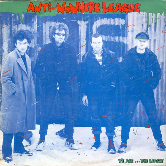 Anti-Nowhere League : We Are...The League (LP, Album, RE, Red)