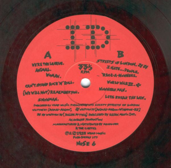 Anti-Nowhere League : We Are...The League (LP, Album, RE, Red)