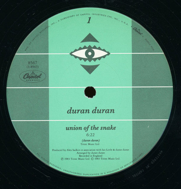 Duran Duran : Union Of The Snake (12", Single)