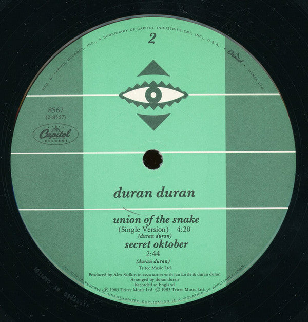 Duran Duran : Union Of The Snake (12", Single)