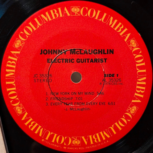 Johnny McLaughlin* : Electric Guitarist (LP, Album, NAM)