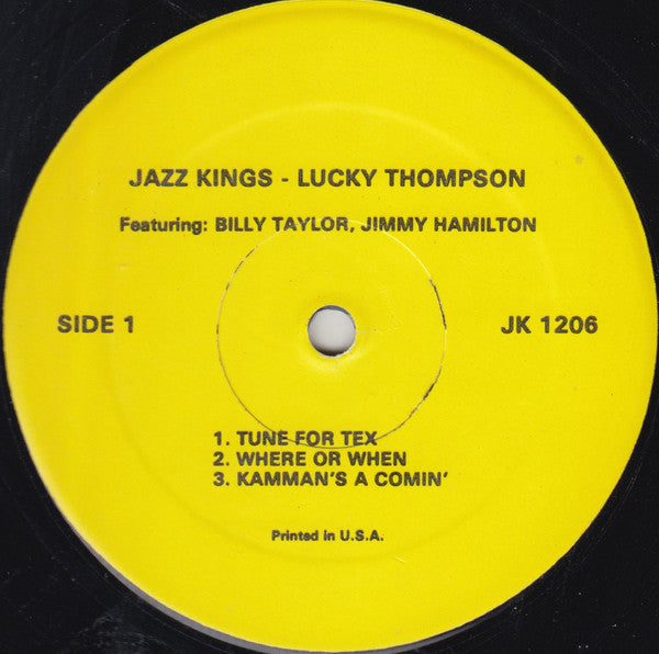 Lucky Thompson & His Orchestra : Lucky Thompson (LP, Album, RE)