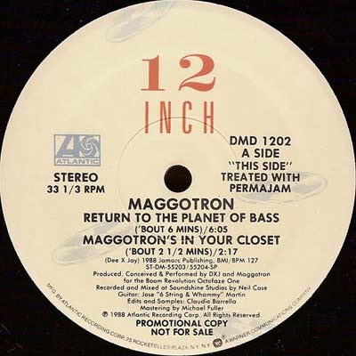 Maggotron : Return To The Planet Of Bass (12", Promo)