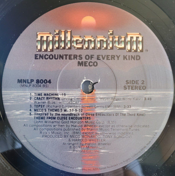 Meco* : Encounters Of Every Kind (LP, Album, PRC)