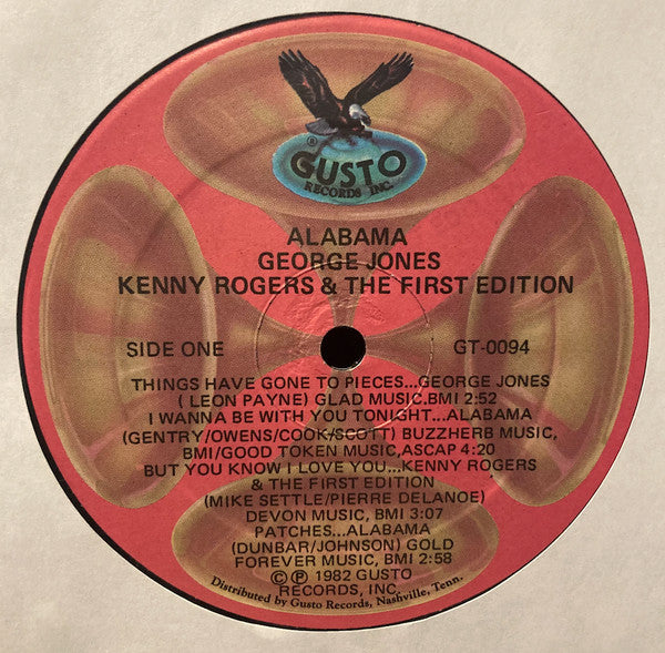 George Jones (2) / Alabama / Kenny Rogers & The First Edition : Kenny Rogers, George Jones, Alabama (LP, Comp)